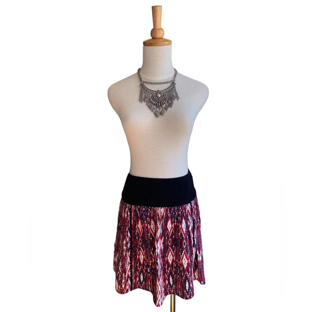 NAF NAF Mini Ikat Print Skirt